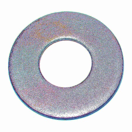 Flat Washer, Fits Bolt Size 11/64 In ,Steel Plain Finish, 19 PK